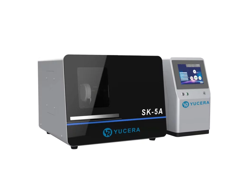 5-axis mill at Origin Dental Implant Studio